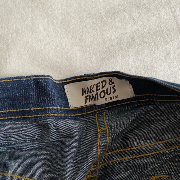 Naked & Famous super-lightweight selvedge jeans, 32” x 33” - Picture 6 of 7